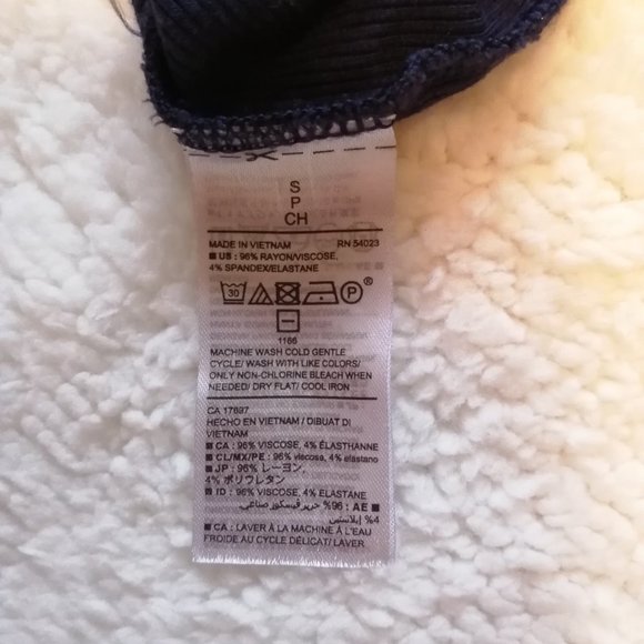 Navy blue midi body con knit dress - Picture 10 of 10